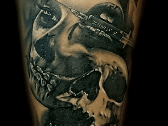 Tattoo Style Black & Grey